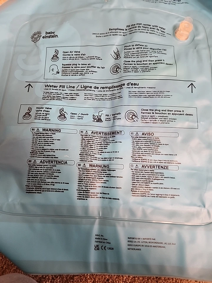 Tapete Opus Discovery Water Baby Play Tummy Time Baby Enstein - Imagem 4 de 4