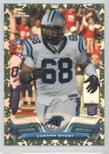 2013 Topps Chrome Military Refractor 341/499 Kawann Short #174 3c9