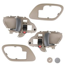 APPERFiT Interior Door Handle w/Bezel Kit Compatible with 1995-2002 Tan