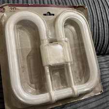 GE 2D 28W 2 Pin GR8 Warm White 2050lm Compact Fluorescent Bulb - NEW SEALED