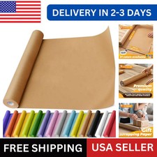 17.5" x 1200'' Brown Kraft Paper 50 lb Basis Thick Roll Packaging Shipping US...
