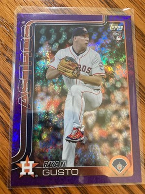 2025 Topps Update Purple Sandglitter Parallel /250 Ryan Gusto Astros US292