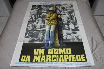 manifesto UN UOMO DA MARCIAPIEDE (1969) D.HOFFAMN tipo LOCANDINA (ca. 100X140)