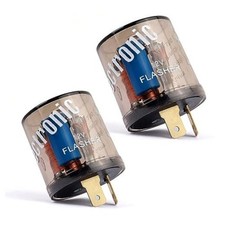 2PCS 12V Flasher Relay,Heavy Duty 2-Pin Turn Signal Relay Only for Repairing