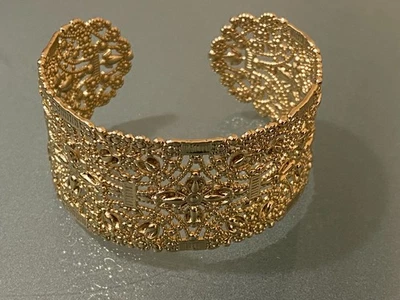 Bracelet manchette doré Sezane - Photo 1/4