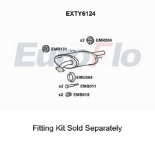 Rear Muffler Silencer Insert Fits Toyota Previa / Estima EuroFlo EXTY6124