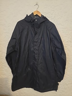 Regatta Isotex Mens Jacket Extra Large XL 44'' Navy Blue Hooded Lightweight 