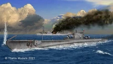 Thetis 1/350 Submarine CAPPELLINI 1939 Waterline Version