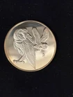 1972 Franklin Sterling Silver .925 Barn Owls Round - in Capsule-  65.9 grams