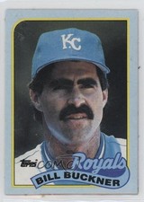 1989 Topps Wax Box Bottom Bill Buckner #B 0d59