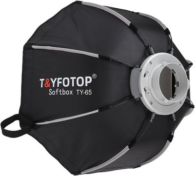 22'' Octagonal Softbox S-Type Mount for Camera Flash Speedlites with Case