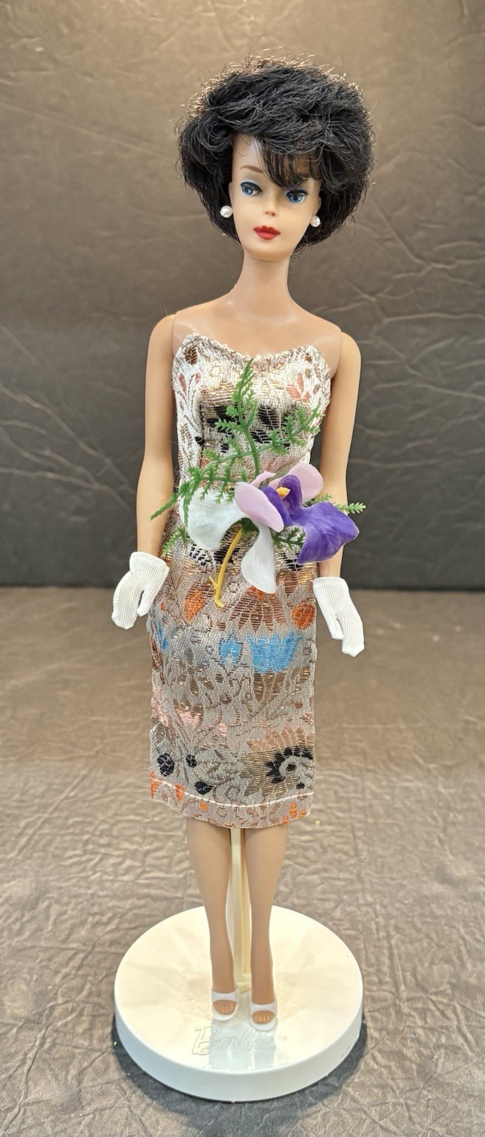 Vintage Barbie Clone Fab-Lu Babs Golden Charmer Dress With Original Orchid