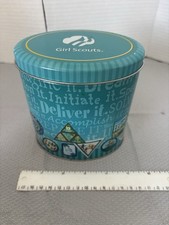 Collector’s Item: Girl Scout Teal Oval Collector’s Tin: Made In The USA 2009.