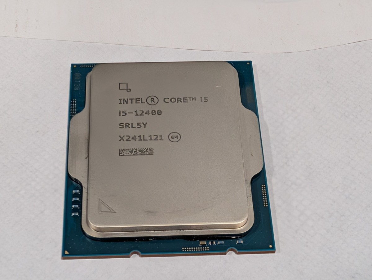 CPU Intel Core i5-12400 CPU SRL5Y Intel Core I5 12400 SRL5Y 4.4 GHz turbo PCIe 5.0 LGA 1700 CPU | eBay