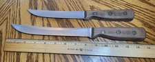 2 VINTAGE CHICAGO CUTLERY KNIVES - 66S - 61S BUTCHER KNIFE EXCELLENT NOS ??