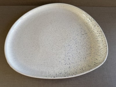 Denby Ofen Steinzeug große Platte/Servierplatte natürliches gesprenkeltes Muster