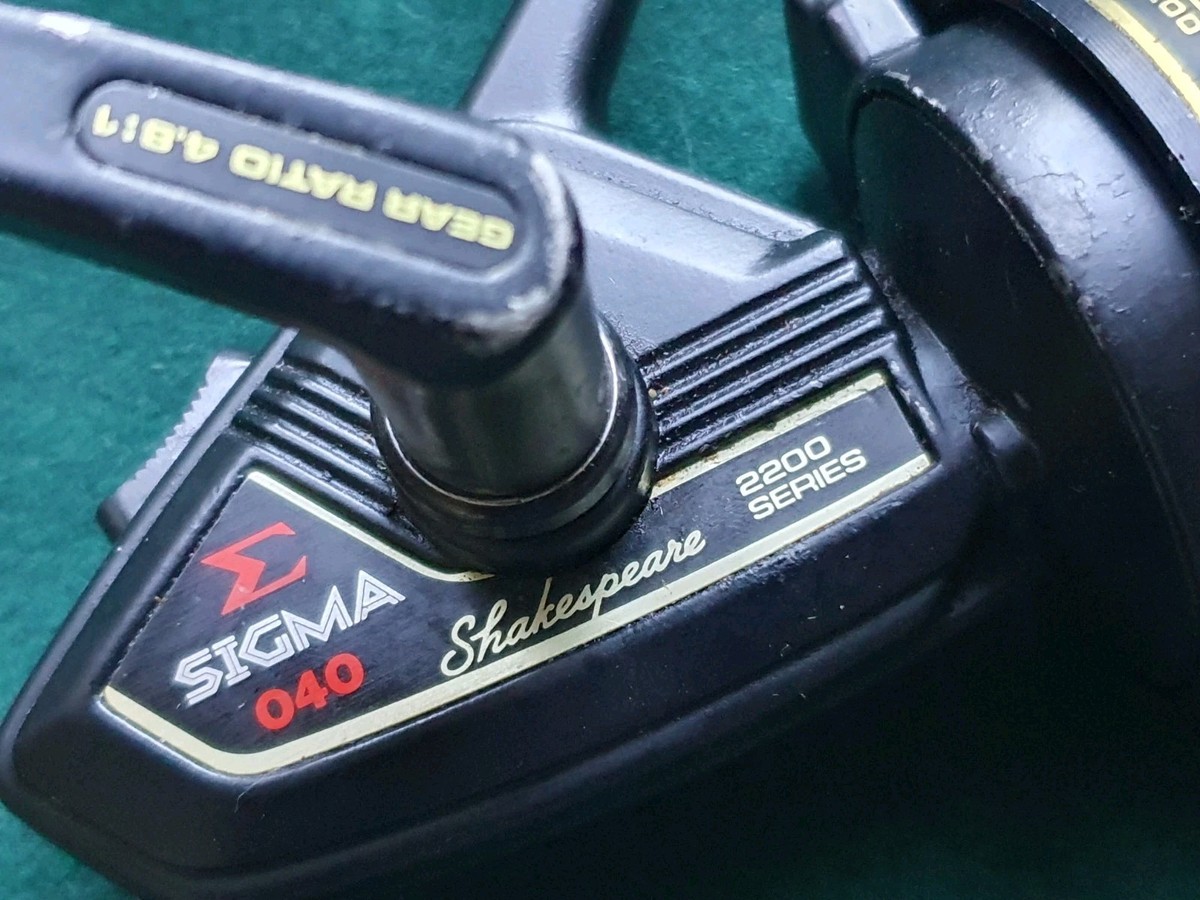 Vintage Shakespeare 'SIGMA 040' 2200 - JAPAN with Spare Spool | eBay