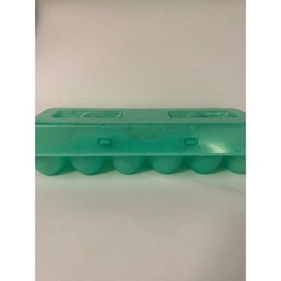 Tuff Stuff Products Reusable Plastic 12 Egg Carton Teal Green