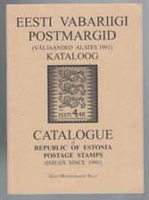 Estonia Katalog od 1991 z 2001 Catalogue of Estonia Stamps since 1991