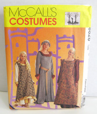 McCall's Medieval / Renaissance Gowns Costume Pattern 8826 Misses' 12-16 Uncut