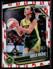2025 Panini Prizm WNBA #127 Nika Muhl WNBA Logo Prizms