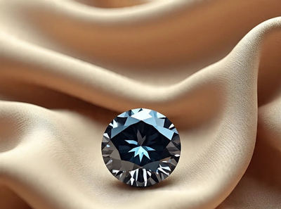 #ad ✨2 Ct Diamond Natural Round Cut Black color D Grade VVS1 1 Free Gift 🎁 $33.00