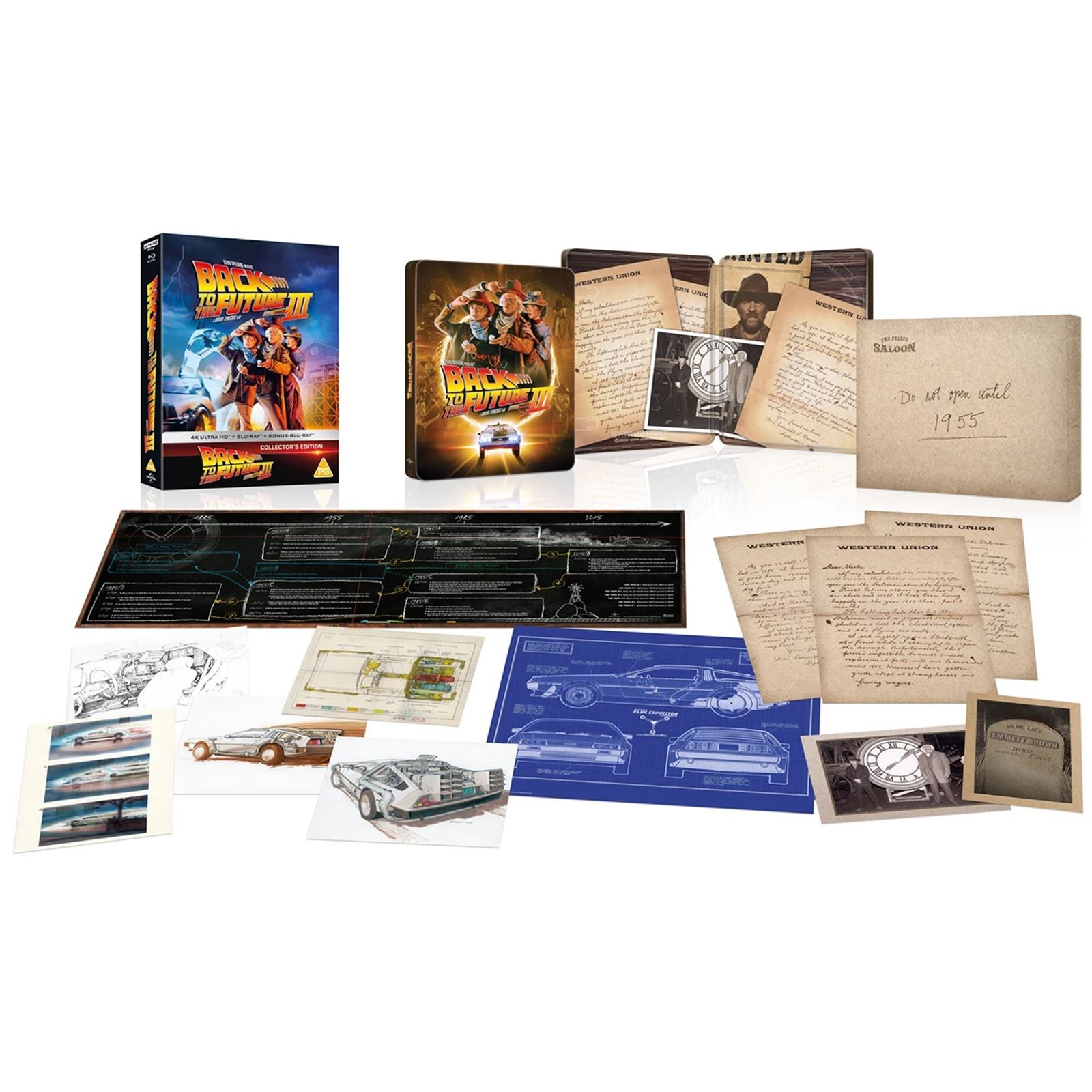 Back To The Future 3 Limited Collectors Edition Steelbook 4K Ultra HD + Blu-Ray - Image 3