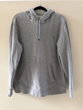 Original Penguin Men's Large Gray Hoodie Sweatshirt Pullover Long Sleeve Logo
