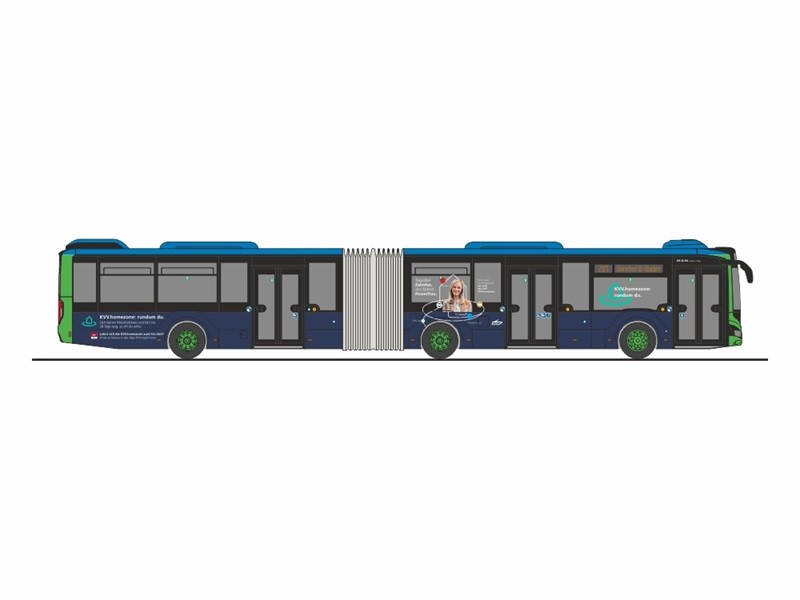 Rietze 75836 - 1/87 Man Lion's City 18 '18 Stadtwerke Baden-Baden - Kvv - New