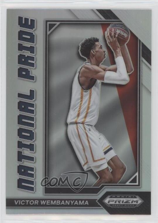 2023 Panini Prizm Draft Picks National Pride Victor Wembanyama #2 Rookie RC 1o2