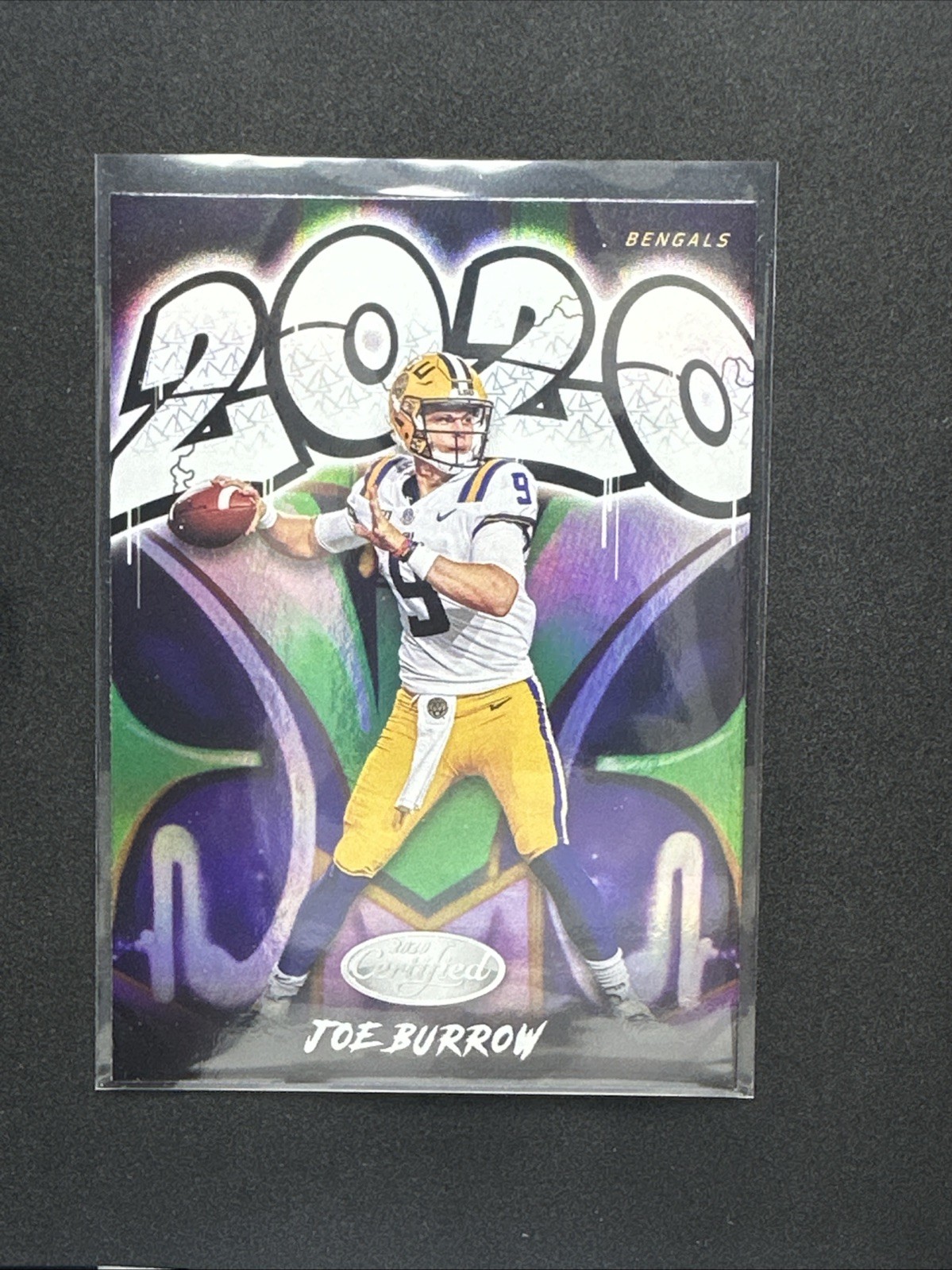 2020 Panini Certified - 2020 Joe Burrow #2020-JB (RC) Graffiti