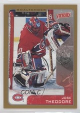 2001-02 Upper Deck Victory Gold Jose Theodore #186 4f1