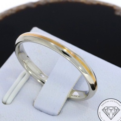 Wert 1.970,- Henrich & Denzel Ring 750 / 18 Karat Gelb Gold & 950er Platin xxyy