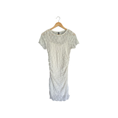 Divided H&M Lace Dress in White - Size M - New with Tags