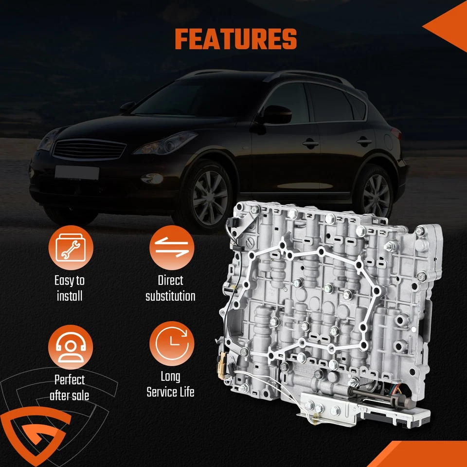 RE5R05A Valve Body Solenoid For Nissan Xterra Armada Frontier Infinity EX35 FX35 Foto 4 de 4