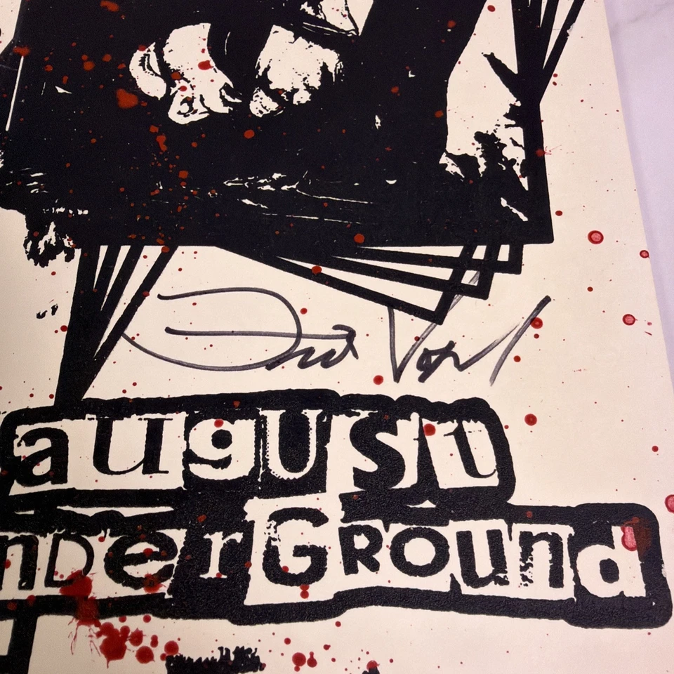 Fred Vogel "August Underground's Mordum" DVD + SIGNED ‘Trilogy’ 14x11 Poster ✅ - Image 4 of 4