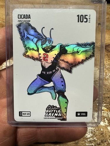 2026 Bo Jackson Battle Arena Blizzard Battlefoil Steel Cicada BLBF-628