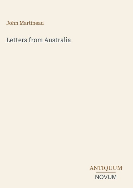John Martineau | Letters From Australia | Buch | Englisch (2026)-image
