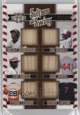 2022 Leaf Lumber Sultans Of Swing Relics 28/30 Rickey Henderson Lou Brock 1cc7