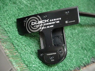 ODYSSEY black SERIES 2-ball 350 パター Nice Milled Odyssey Black Series Tour Design 2-Ball Blade Putter