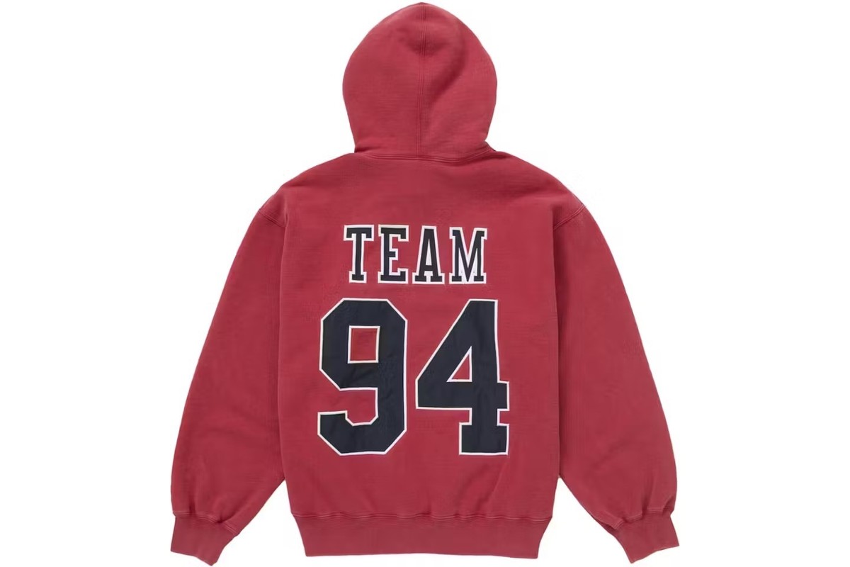 Supreme Team 94 Hooded Sweatshirt red xxl | eBay