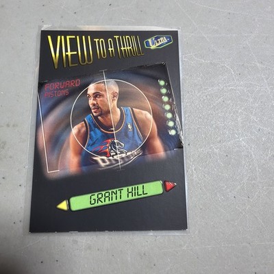 1997-98 Fleer Ultra View to a Thrill VT11 Grant Hill Detroit Pistons 1:18  0614