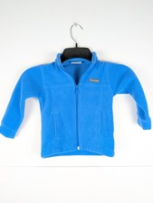 Boys Columbia Light Blue Fleece Zip-Up Jacket with Pockets 3T