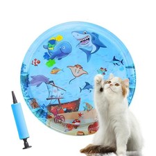 Cat Water Mat for Indoor Cats, Upgraded 0.6mm Thicken Scratch-Resistant Inter...