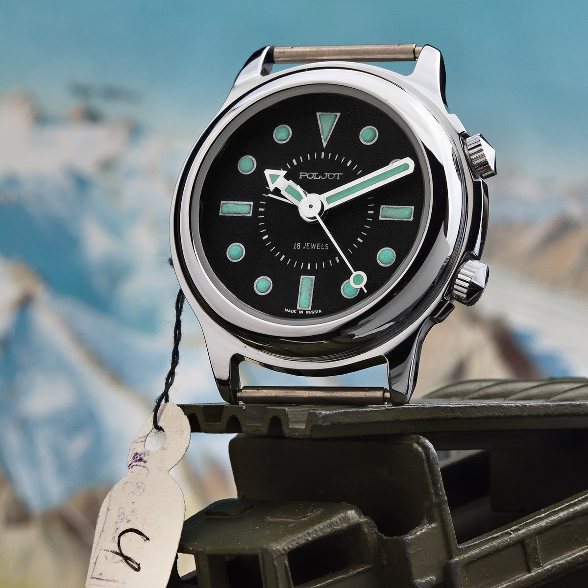 Fliegeruhr Poljot Mit Wecker Poljot RETRO 2612 Alarm Handaufzug