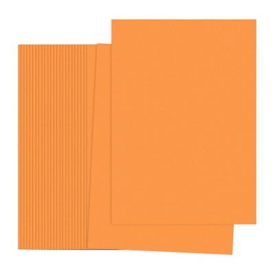 Orange Red Color Copy Paper, 50 Sheets 11.7x8.3'' A4 70gsm