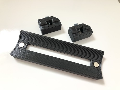 Curved Magnetic Jig Number Letter Stamp Punch Guide 10-13mm Vin Chassis Restore - Picture 3 of 15
