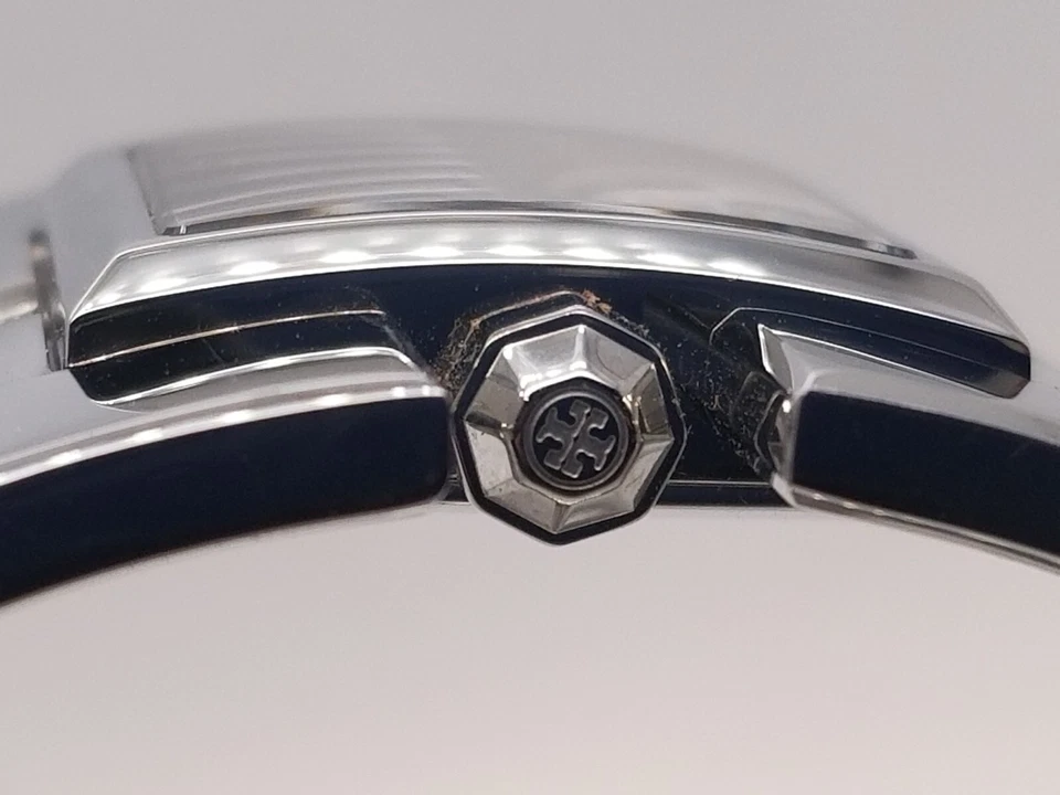 Tory Burch Sawyer 手表 TRB5004 - 银色 * 用于零件或维修 * — 第 3/4 张图片