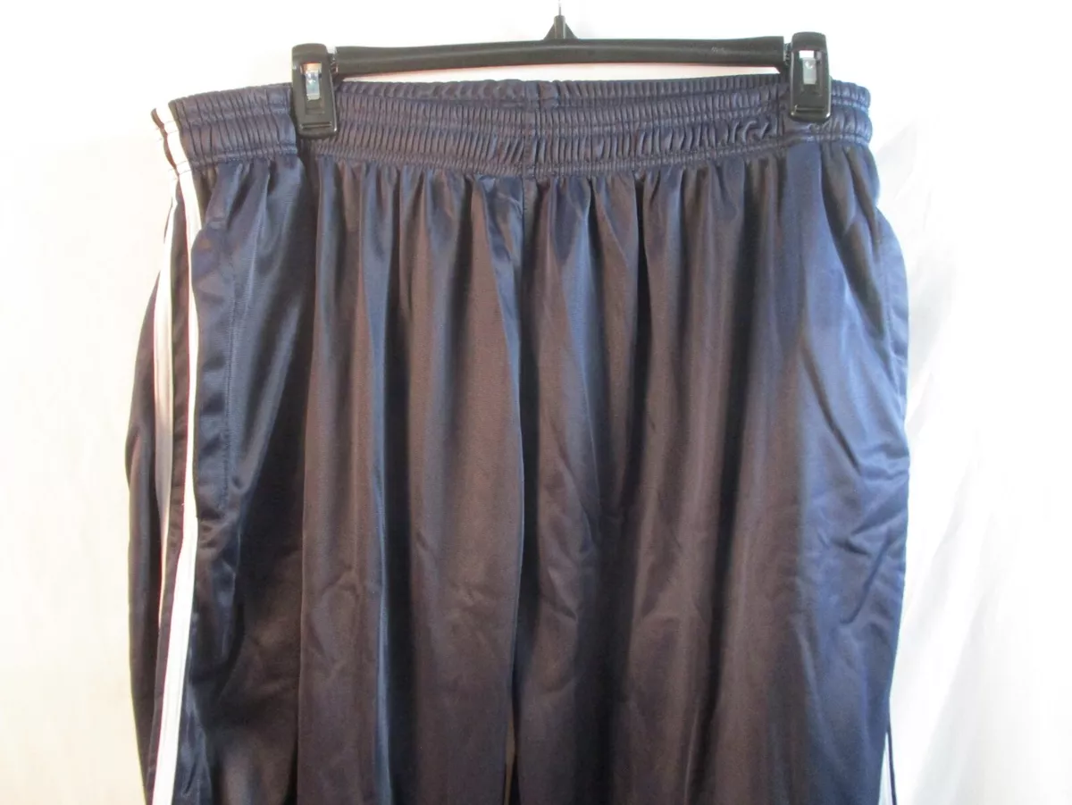 Haband Active Joe Sweatpants Mens 3XL Navy White Stripes Pockets