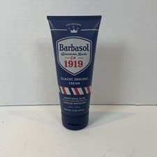 Barbasol Classic Shaving Cream 6 oz Tube Aloe Coconut Oil Shea Butter New